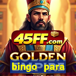 bingo para despedida de solteira para imprimir